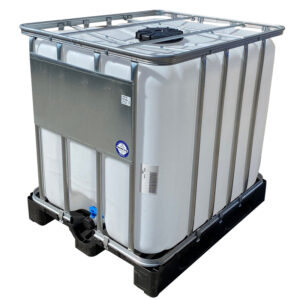Contenedor IBC 1000 Litros con Palet de Plástico Usado