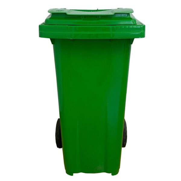 Contenedor de Basura Verde 2 Ruedas 120 litros - Imagen 2