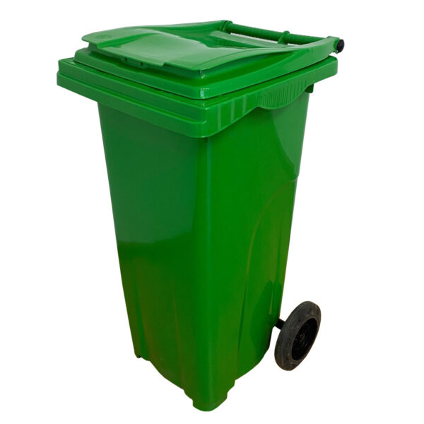 Contenedor de Basura Verde 2 Ruedas 120 litros - Imagen 4