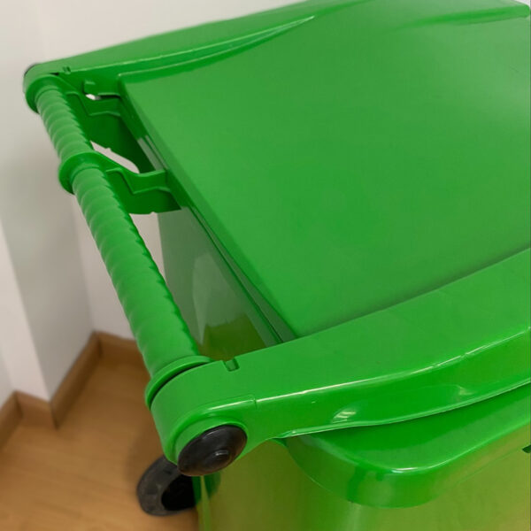 Contenedor de Basura Verde 2 Ruedas 120 litros - Imagen 6