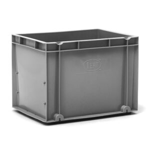 Caja Plástica Norma Europa Gris Cerrada 30 x 40 x 30 cm