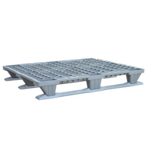 Palet Plástico Usado Americano Encajable 3 Patines 100 x 120 x 16 cm