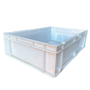 Caja Plástica Norma Europa Usada Cerrada 40 x 60 x 16,5 cm