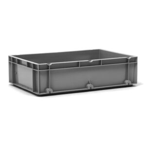 Caja de plástico norma Europa 40 x 60 x 16,5 cm