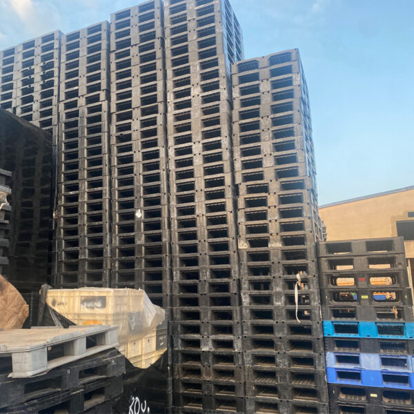 Lote de 180 Euro Palets de Plástico 800 x 1200 para Rack Usado